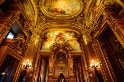 Les salons de l'Opéra de Paris et un lieu magnigique de prises de vues.